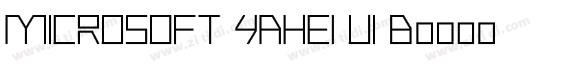 Microsoft YaHei UI B字体转换